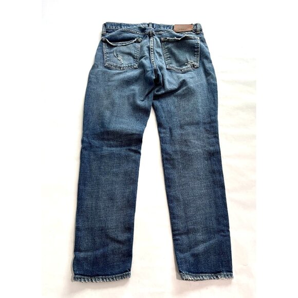 MOUSSY Vintage Howa Distressed Jeans in Blue Denim - Picture 3 of 6
